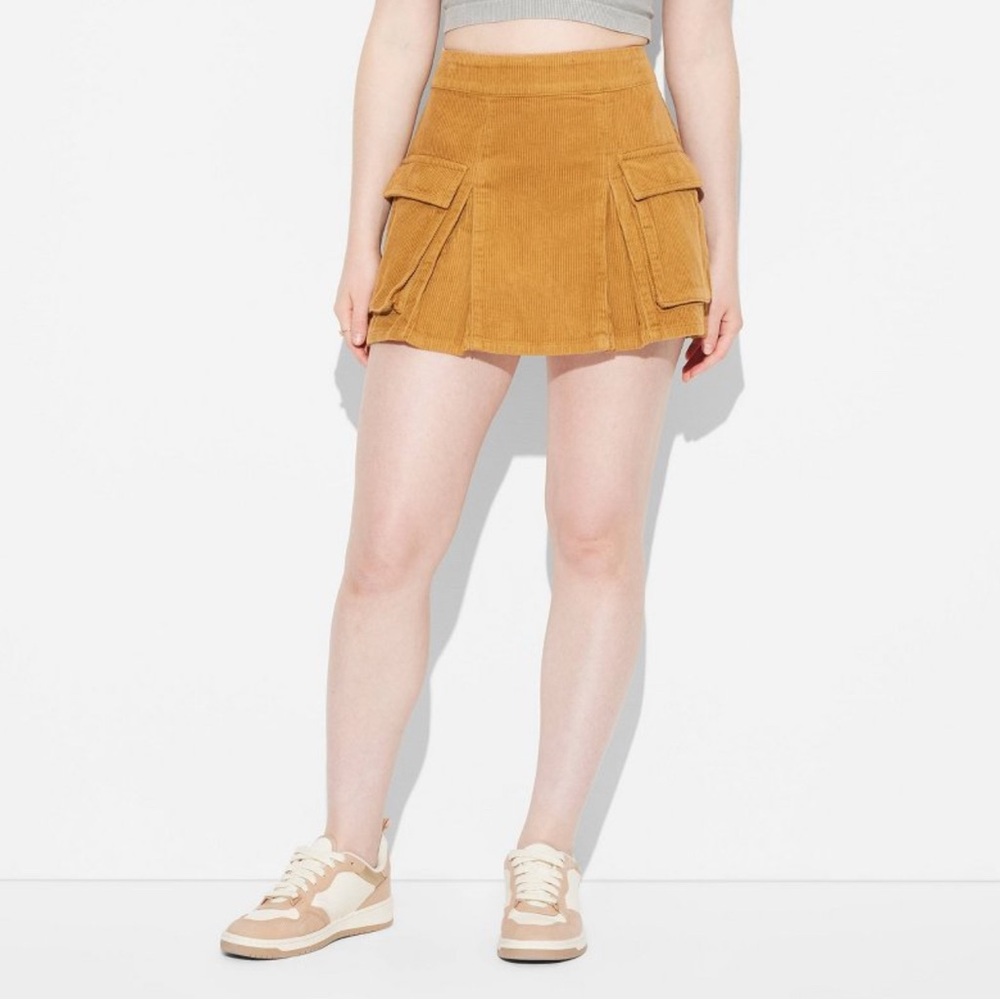 Wild fable Corduroy cargo mini skirt
